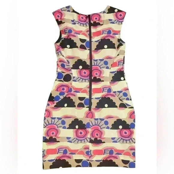 Milly Mixed Printed Sheath Dress Size 4 - Picture 7 of 10